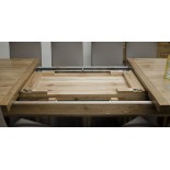 Deluxe Oak Super X Leg Extending Dining Table